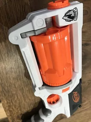Buy NERF N-strike Maverick REV-6 Toy Dart Gun White And Orange  • 6.95£