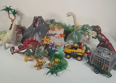 Buy Playmobil Dinosaur Bundle Playset Accessories Volcano Jurassic • 90£