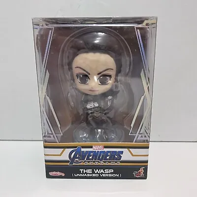 Buy Marvel Avengers End Game The Wasp (Unmasked) Cosbaby Bobblehead COSB735 Hot Toys • 9.99£