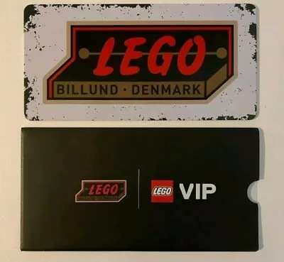 Buy Lego 5007016 VIP Retro Tin Sign. Gwp. In Hand. Mint. Billund Denmark • 28.95£