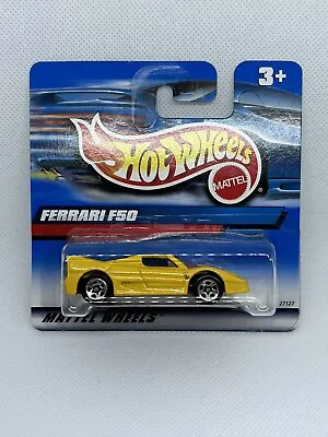 Buy Hot Wheels Ferrari F50 Yellow Short Card • 27£