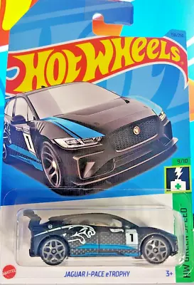 Buy Hot Wheels | Jaguar I-Pace ETrophy | HW Green Speed 2021 | Long Card • 2.99£