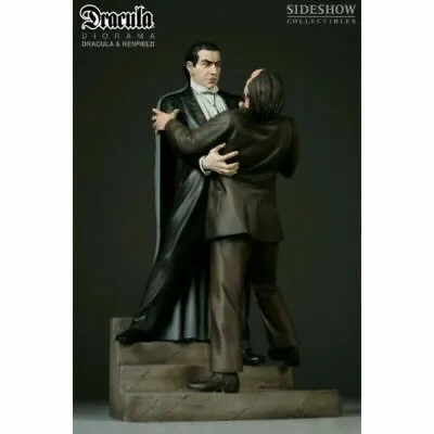 Buy SIDESHOW DRACULA Vs RENFIELD POLYSTONE DIORAMA STATUE Universal Monsters Figure • 634.19£