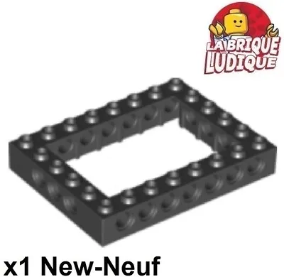 Buy LEGO Technic 1x Brick 6x8 Open Rectangle Open Black/Black 32532 New • 2.22£