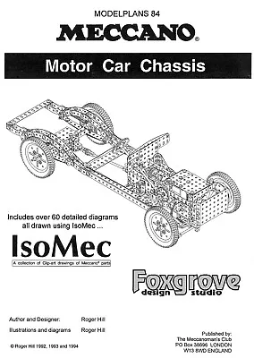 Buy Meccano Model Plan - Motor Car Chassis • 8.80£