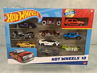 Buy Hot Wheels 10-Car Gift Pack Of 1:64 Scale Vehicles​ (As Pictured) #T New Sealed • 14.95£