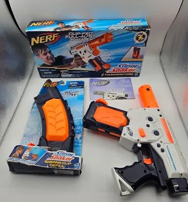 Buy Nerf Super Soaker Thunderstorm Battery Powered Water Gun And Extra Clip - Boxed • 32.97£