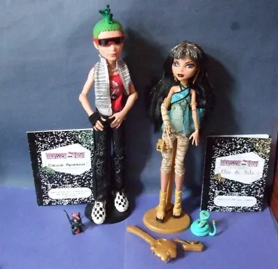 Buy Mattel Deuce & Cléo De Nile First Wave Monster High Dolls • 145.03£