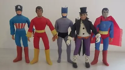 Buy 1975 Mego Doll Lot Rare Batman Superman Captain America Shazam Collection • 100.39£