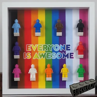 Buy Display Frame To Display Lego Everyone Is Awesome Minifigures 40516 • 18.50£