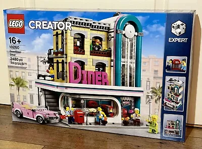Buy LEGO 10260 DOWNTOWN DINER MODULAR BUILDING - CREATOR EXPERT - Brand New Sealed • 288.99£