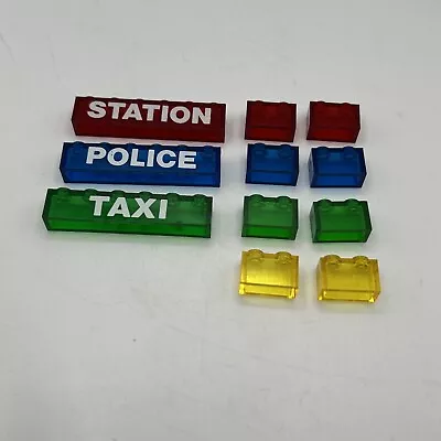 Buy Vintage Lego Lighting Bricks Taxi, Police, Station Etc  • 1.99£
