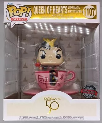 Buy Funko POP #1107 Queen Of Hearts Disney Mad Tea Party Disneyland Attraction • 18.74£
