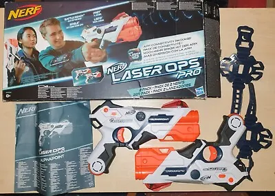 Buy Hasbro Nerf Laser Ops Pro Alphapoint Blasters X 2 - Connectivity Package • 24.95£
