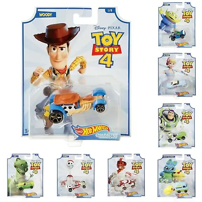 Buy Hot Wheels Toy Story 4 Character Cars 1:64 Scale Diecast Vehicle (Choose From 8) • 10.99£