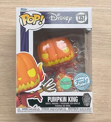Buy Funko Pop Disney Nightmare Before Christmas Pumpkin King Scented #1357 • 29.99£