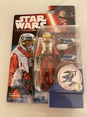Buy Star Wars The Force Awakens X Wing Pilot Asty Figure - New • 6.39£