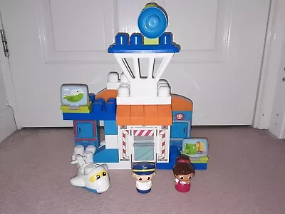 Buy Fisher Price Mega Bloks First Builders Skybright Airport Playset, VGC, Complete • 6.99£