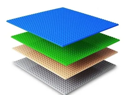 Buy 4pc 32x32 Stud 25x25 Cm Building Bricks Base Plate Construction Block Board Lego • 8.95£