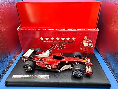Buy Hot Wheels F1 Michael Schumacher Ferrari 1/18 Seven Time World Champion Car • 10£