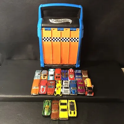 Buy Hot Wheels  Way Too Fast  20 Car Carry Storage Case & Cars (B6) • 19.99£