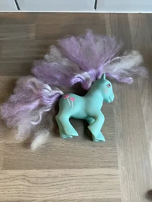 Buy Hasbro My Little Pony 1985 MINT DREAMS CANDY CANE Green & White Lilac Mane Tail • 65£