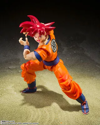 Buy BANDAI S.H.Figuarts Dragon Ball Super Super Saiyan God Son Goku Action Figure • 63.44£