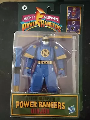 Buy Retro Mighty Morphin Power Rangers Ninjor Blue Rare Moc Carded Hasbro Unopened • 34.20£