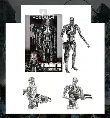 Buy NECA Terminator ENDOSKELETON T800 Action Figure 7-Arnold-Schwarzenegger Model • 18.99£