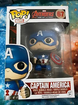 Buy Funko Pop! Vinyl: Marvel Avengers Age Of Ultron - Captain America • 14.50£