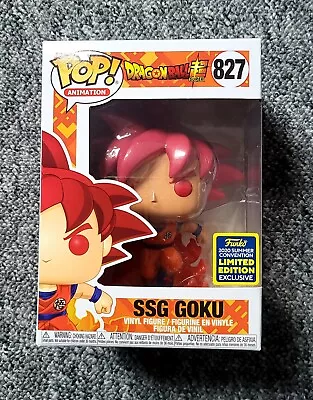 Buy Funko POP! Dragon Ball Z Super SSG Goku 827 2020 Summer Convention Exclusive • 39.99£