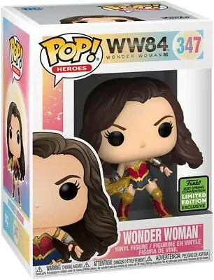 Buy Funko Pop Heroes - Wonder Woman With Tiara Boomerang -2021 Spring Convention #34 • 19.99£