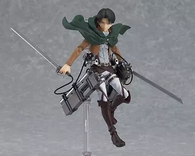 Buy SNK ATTACK OF THE TITANS FIGURE LEVI FIGMA 14cm MAX FACTORY OFFICIAL DISPOSO • 111.33£