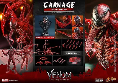 Buy Hot Toys Venom Let There Be Carnage - Deluxe Carnage 1/6 Action Figure MMS620 • 557.72£