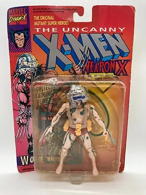 Buy Vintage ToyBiz X-Men Wolverine Weapon X Green Cables Toy Action Figure MOC 1992 • 44.99£