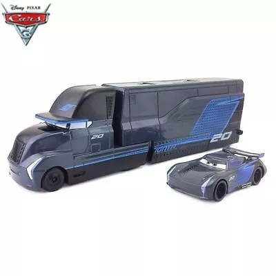 Buy Mattel Movie Cars Jackson Storm Mack & Hauler Truck+Racing Car Diecast Toys Car • 22.62£
