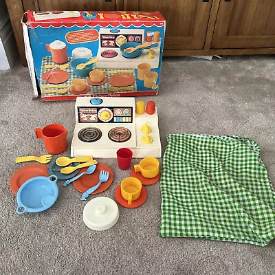 Buy Vintage 1978 Fisher Price Kitchen Set - Boxed Toy Collectable Play Imaginary • 18£