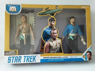Buy Mego Star Trek Mirror Universe Kirk And Spock 2 Pack  New  • 30£