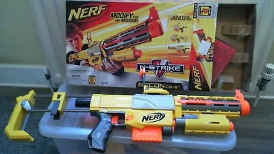 Buy Nerf  - Recon CS-6 Gun, Laser Sight - With Darts - Boxed -used • 24£
