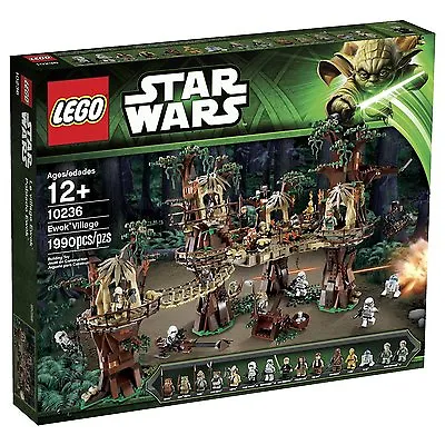Buy LEGO Star Wars Ewok Village 10236 - UCS WORLDWIDE SHIPPING • 649.95£