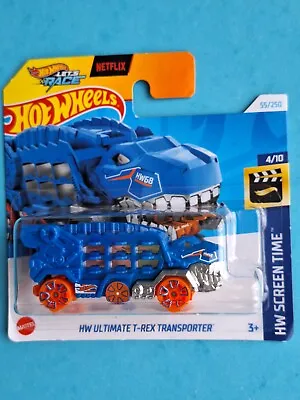 Buy Ultimate T Rex Transporter 55 ┥1:64 Hot Wheels 2024 HW Screen Time En2 • 10.23£