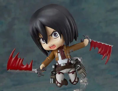 Buy Attack On Titan Mikasa Ackerman 3.9  Anime Figure Nendoroid Good Smile Company • 60.41£