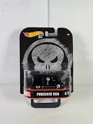 Buy Hot Wheels Retro Entertainment Marvel Punisher Van #4/5 Real Riders K80 • 16.19£