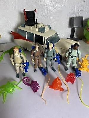Buy The Real Ghostbusters Kenner Ecto 1 & Set Of 4 Busters Figures Bundle • 109.99£