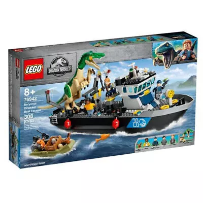 Buy LEGO 76942 Jurassic World Baryonyx Dinosaur Boat Escape • 68£