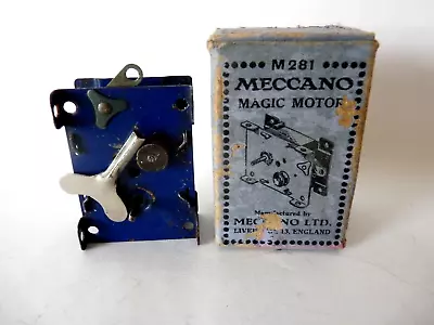 Buy Working Vintage Meccano M281 Magic Motor In Original Box • 14.99£