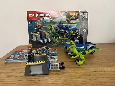Buy Lego Jurassic World Raptor Rescue Truck 10757 Junior - 100% Complete, Box • 24.99£
