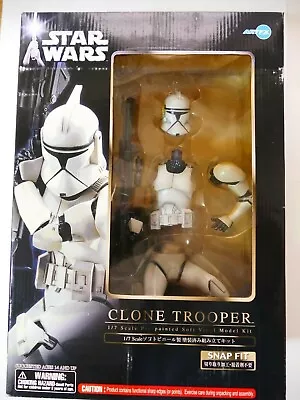 Buy Kotobukiya Star Wars 1/7 ARTFX Clone Trooper Episode II Scale Pre-Painted Figure • 125£