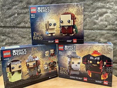 Buy Lego Lord Of The Rings Brickheadz 40630/40631/40632 • 49.99£