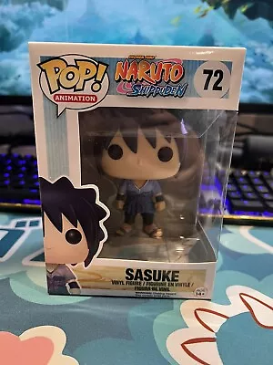 Buy Funko POP Animation: Naruto Shippuden Sasuke Action Figure #72 #6367 NEW • 5£